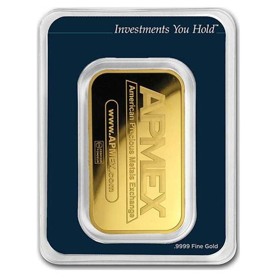 1 oz Gold Bar - APMEX