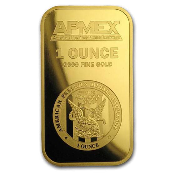 1 oz Gold Bar - APMEX