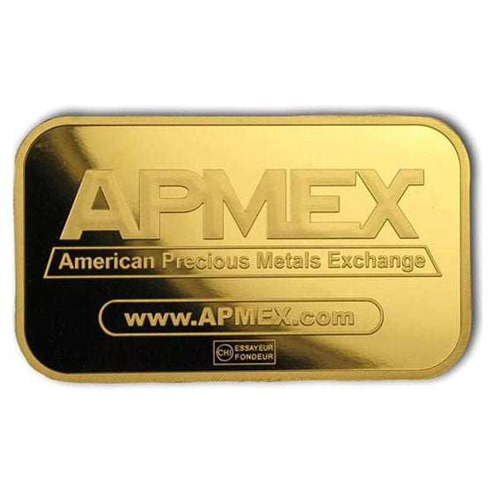 1 oz Gold Bar - APMEX