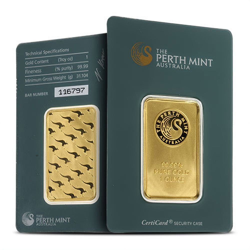 1 oz Perth Mint Gold Bar (Classic Assay)