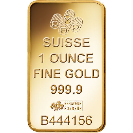 1 oz PAMP Suisse Fortuna Gold Bar (New w/ Assay)